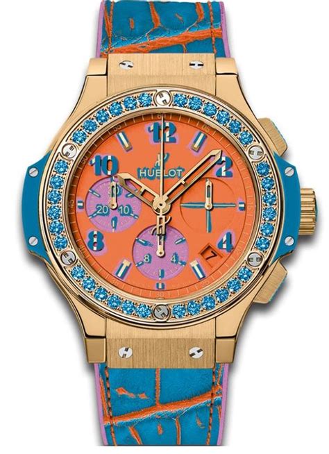 hublot 341.vl.4789.lr.120|Hublot Big Bang Pop Art Mat Orange Dial 18k Yellow Gold.